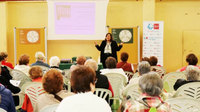 Talleres de autocuidado a personas de edad avanzada en Aranjuez 