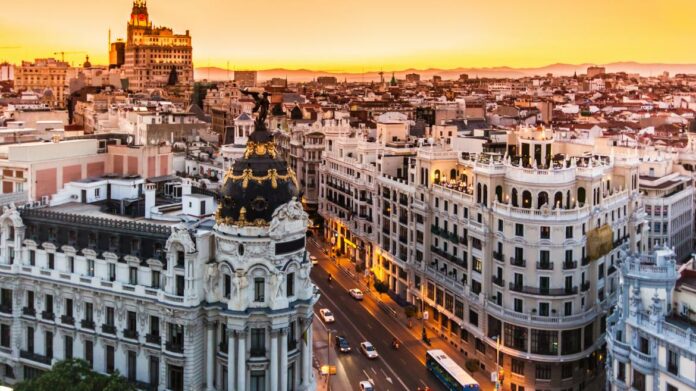 Un edificio de Madrid